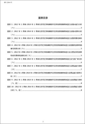 2012-2014年1季度北京市灯用电器附件及其他照明器具制造行业经营状况分析季报