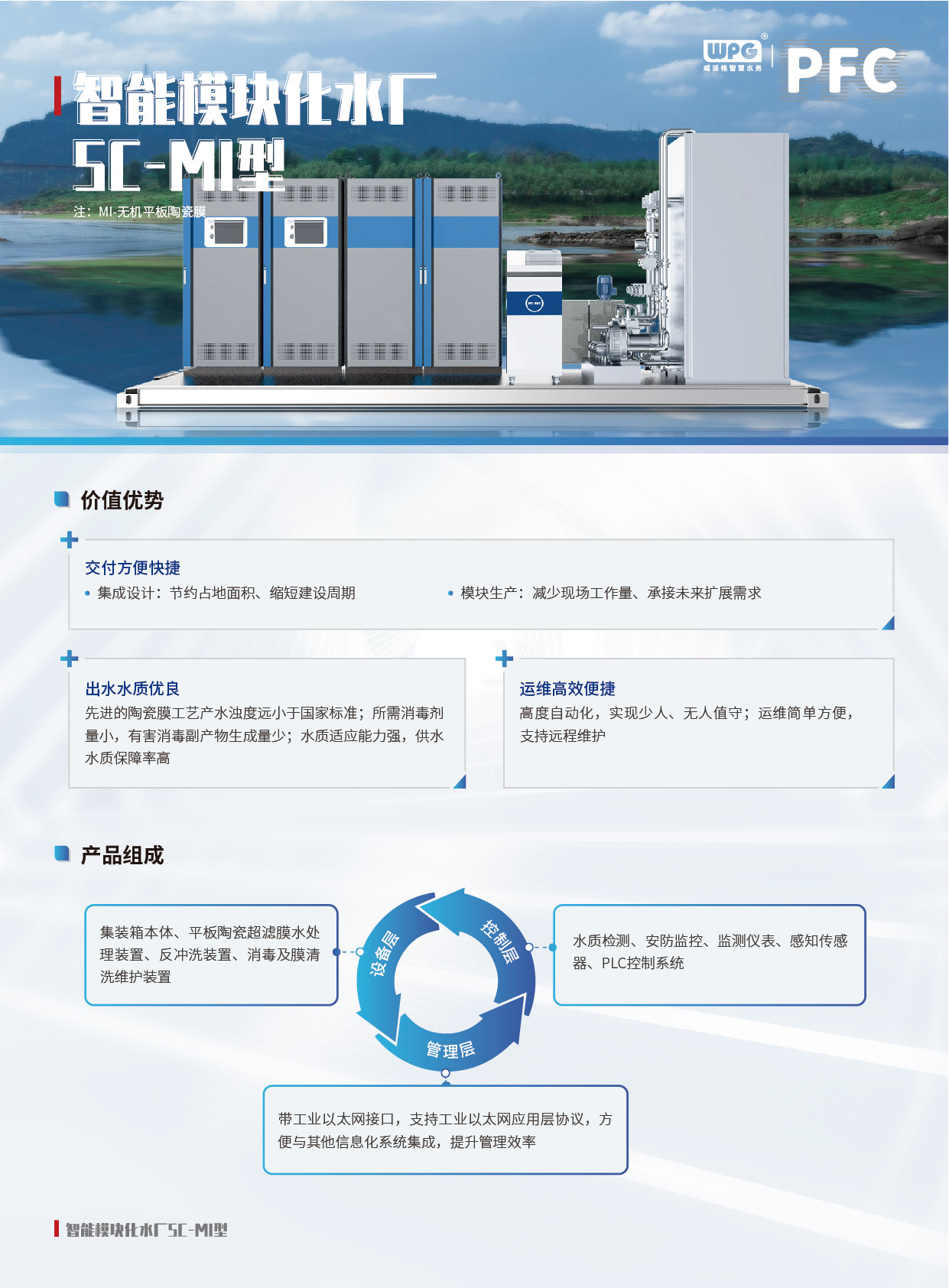 智能模块化水厂SC-MI型